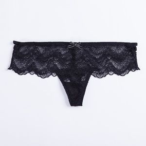 Alina: Black Lace Panty/Thong